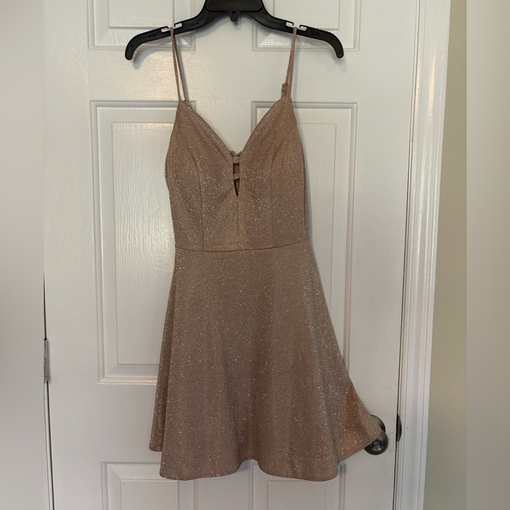 Shimmery Gold Dress